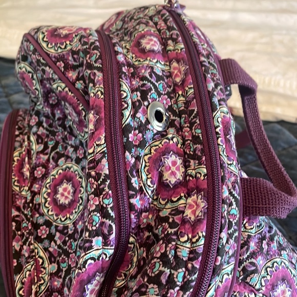 Vera Bradley Purple Paisely Backpack - Picture 4 of 6